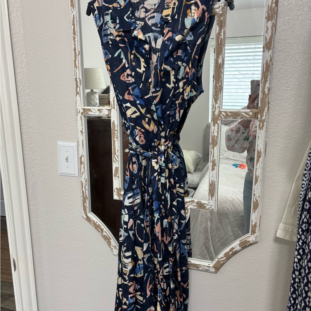 NIC+ZOE Multicolor Abstract Maxi Dress - Picture 4 of 4